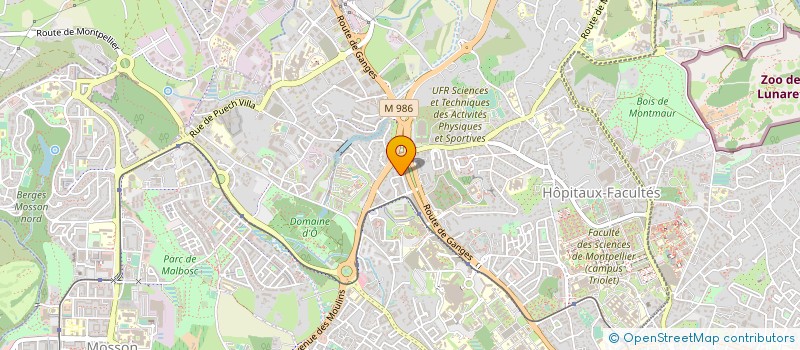 localisation de l'entreprise MONSIEUR RAOUF ZEGGANE à MONTPELLIER
