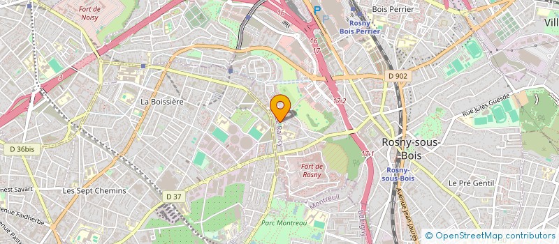 localisation de l'entreprise MONSIEUR RAOUI BELTAIEF à ROSNY-SOUS-BOIS