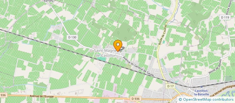 localisation de l'entreprise MONSIEUR RAOUL  SAINT-MAGNE-DE-CASTILLON