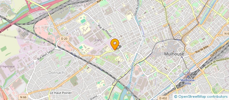 localisation de l'entreprise MONSIEUR RAOUL ALVES  MULHOUSE