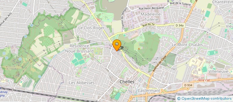 localisation de l'entreprise MONSIEUR RAOUL ARLANDA  CHELLES