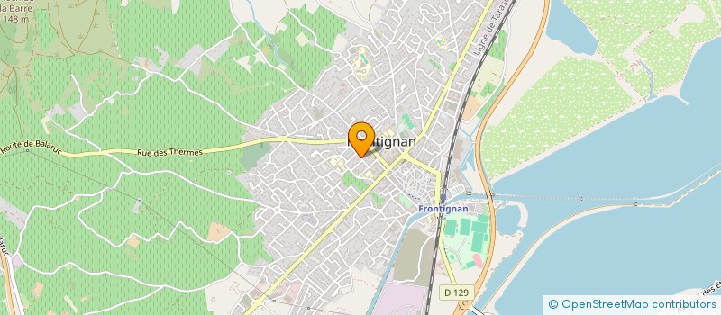localisation de l'entreprise MONSIEUR RAOUL ARNAL à FRONTIGNAN