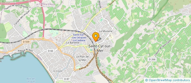 localisation de l'entreprise MONSIEUR RAOUL ARNAUD à SAINT-CYR-SUR-MER