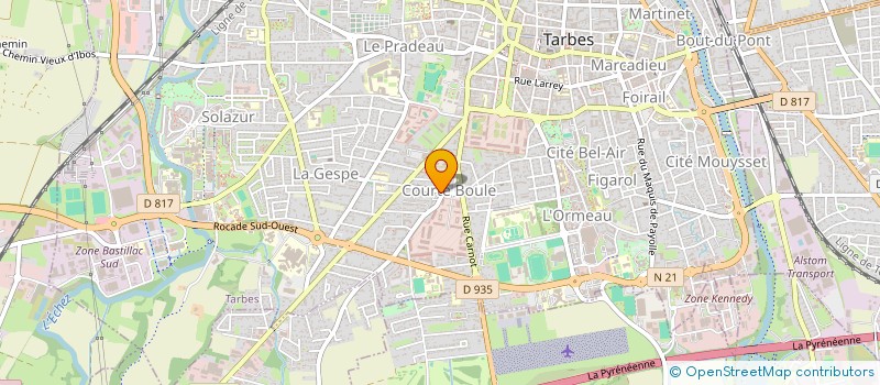 localisation de l'entreprise MONSIEUR RAOUL BARROS  TARBES