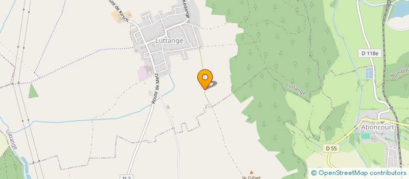 localisation de l'entreprise MONSIEUR RAOUL BAUER  LUTTANGE