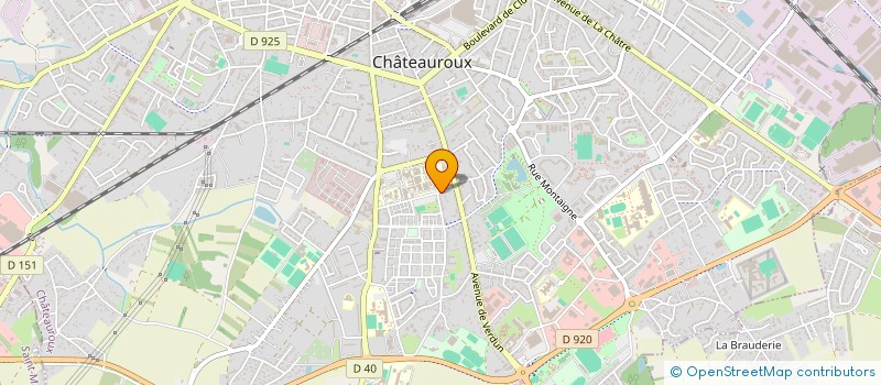 localisation de l'entreprise MONSIEUR RAOUL BEAUFRERE à CHATEAUROUX