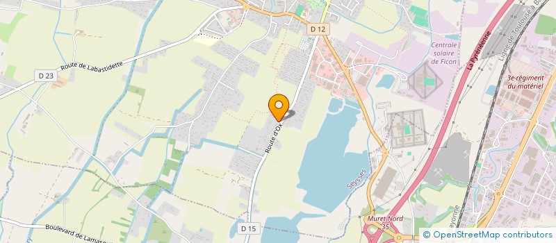 localisation de l'entreprise MONSIEUR RAOUL BEAUVILLE  SAUBENS