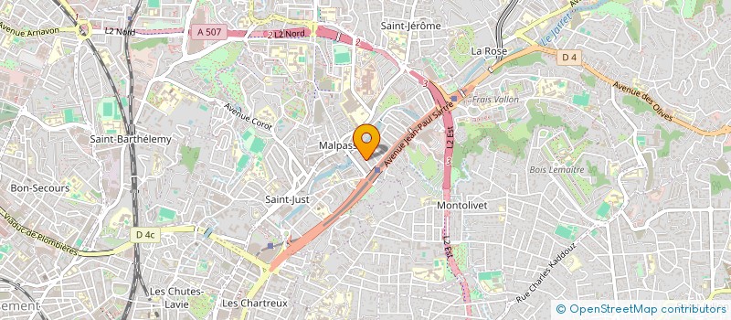 localisation de l'entreprise MONSIEUR RAOUL BENOIT DU REY  MARSEILLE