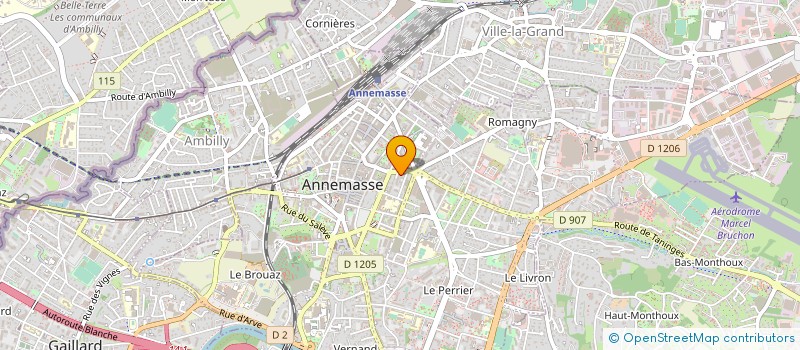 localisation de l'entreprise MONSIEUR RAOUL BILLEY à ANNEMASSE