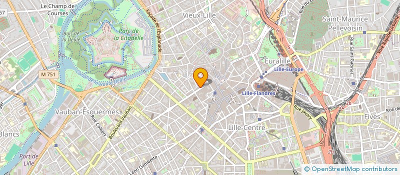 localisation de l'entreprise MONSIEUR RAOUL BONNEFOY  LILLE