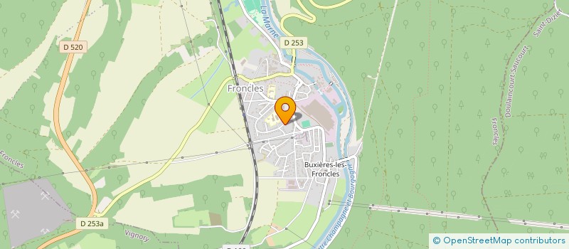 localisation de l'entreprise MONSIEUR RAOUL BOURGOIN  FRONCLES