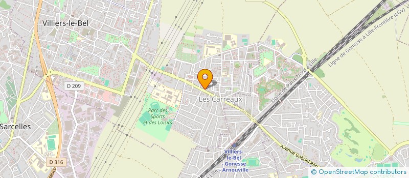 localisation de l'entreprise MONSIEUR RAOUL BRAMI à VILLIERS-LE-BEL