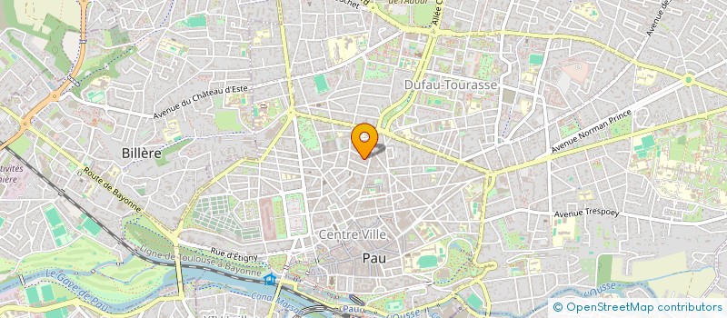 localisation de l'entreprise MONSIEUR RAOUL CAMPGUILHEM à PAU
