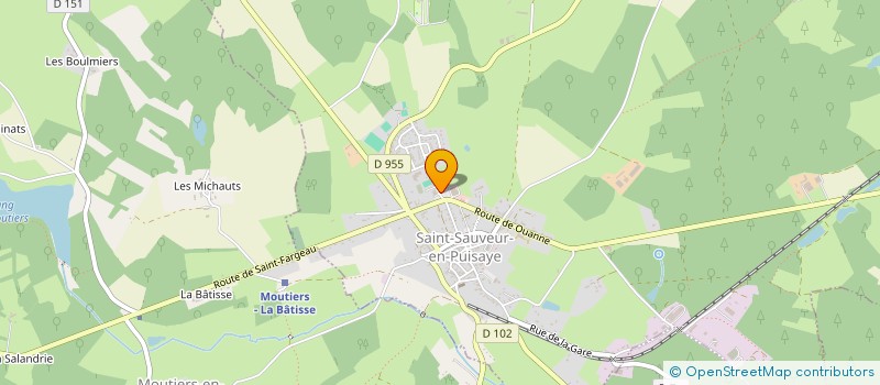 localisation de l'entreprise MONSIEUR RAOUL CARRE à SAINT-SAUVEUR-EN-PUISAYE