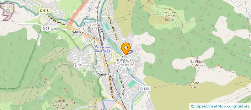 localisation de l'entreprise MONSIEUR RAOUL CAUSSE à TARASCON-SUR-ARIEGE
