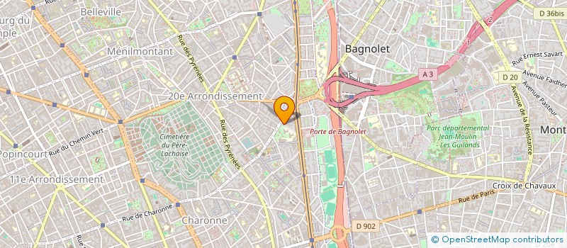 localisation de l'entreprise MONSIEUR RAOUL CREPPY  PARIS