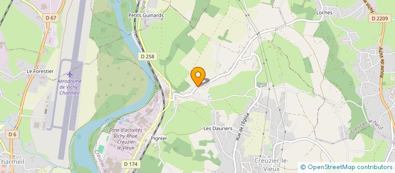 localisation de l'entreprise MONSIEUR RAOUL DABKOWSKI à CREUZIER-LE-VIEUX