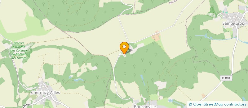 localisation de l'entreprise MONSIEUR RAOUL DE GEYER  PANCY-COURTECON