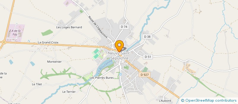 localisation de l'entreprise MONSIEUR RAOUL DUBOIS à NEUVY-SAINT-SEPULCHRE