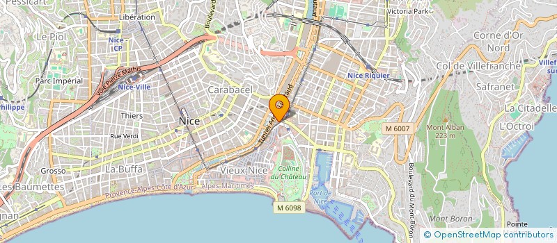 localisation de l'entreprise MONSIEUR RAOUL FRANCO à NICE