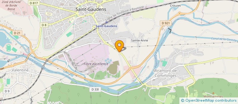 localisation de l'entreprise MONSIEUR RAOUL GIMENEZ  SAINT-GAUDENS