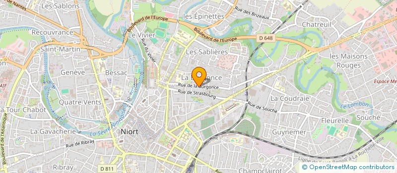 localisation de l'entreprise MONSIEUR RAOUL GIRARD à NIORT