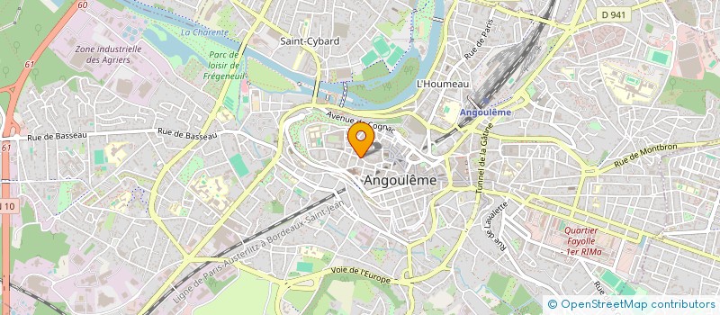 localisation de l'entreprise MONSIEUR RAOUL GOUINAUD à ANGOULEME