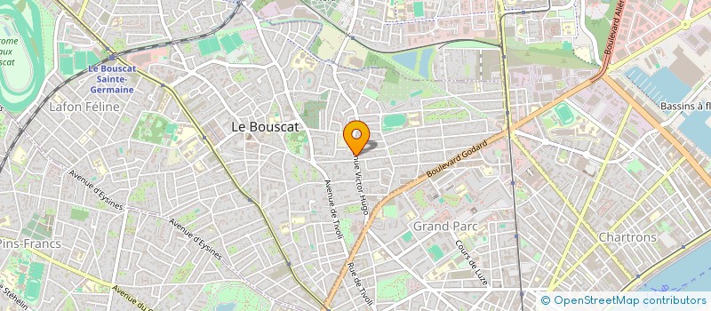 localisation de l'entreprise MONSIEUR RAOUL GRIMARD  LE BOUSCAT