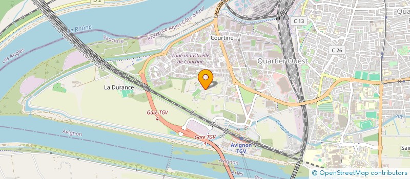 localisation de l'entreprise MONSIEUR RAOUL GUIGUES  AVIGNON