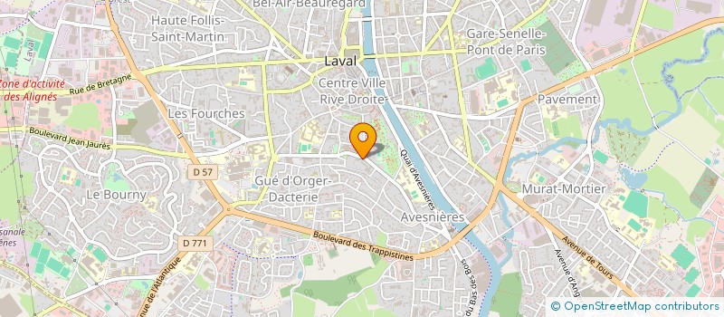 localisation de l'entreprise MONSIEUR RAOUL HARDOUIN à LAVAL