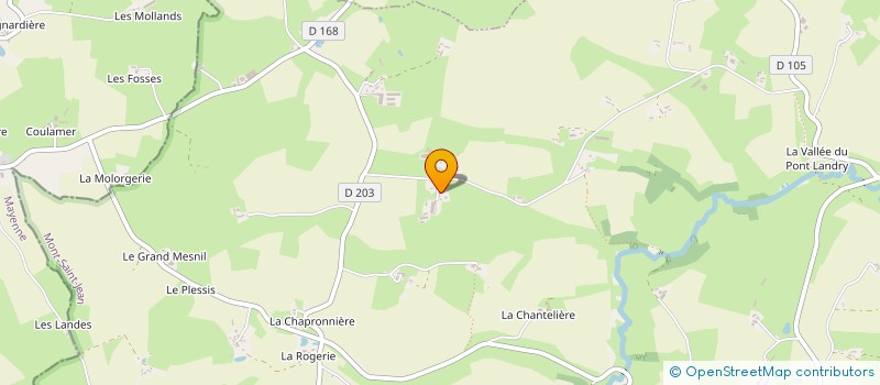 localisation de l'entreprise MONSIEUR RAOUL JOLY  MONT SAINT JEAN