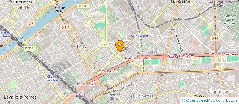 localisation de l'entreprise MONSIEUR RAOUL JOSEPH à CLICHY