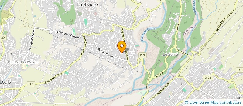 localisation de l'entreprise MONSIEUR RAOUL KO-KIVOK-YUN à SAINT-LOUIS