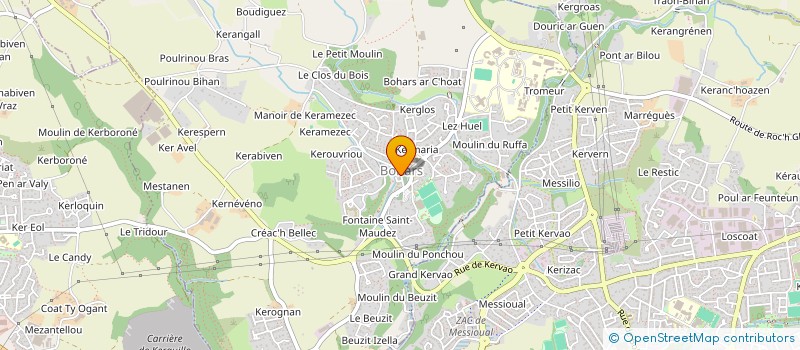 localisation de l'entreprise MONSIEUR RAOUL LAURENT  BOHARS