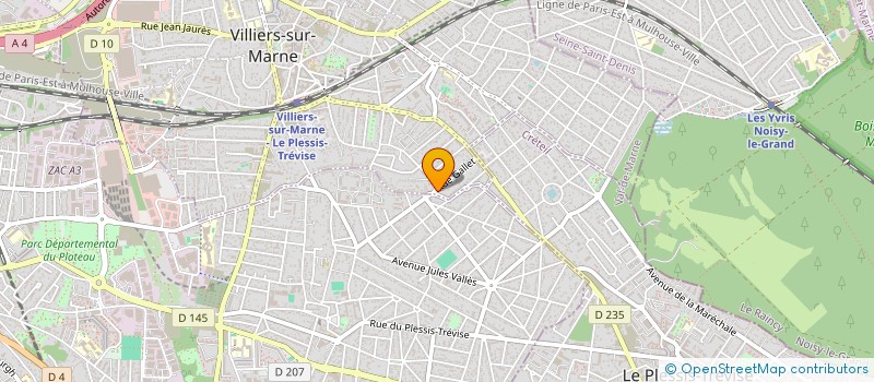 localisation de l'entreprise MONSIEUR RAOUL LECOMTE à VILLIERS-SUR-MARNE