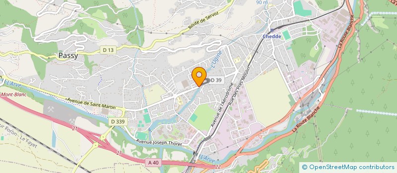 localisation de l'entreprise MONSIEUR RAOUL LEGRAS  PASSY