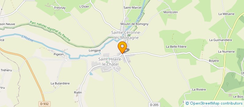 localisation de l'entreprise MONSIEUR RAOUL LEMAITRE à SAINT-HILAIRE-LE-CHATEL