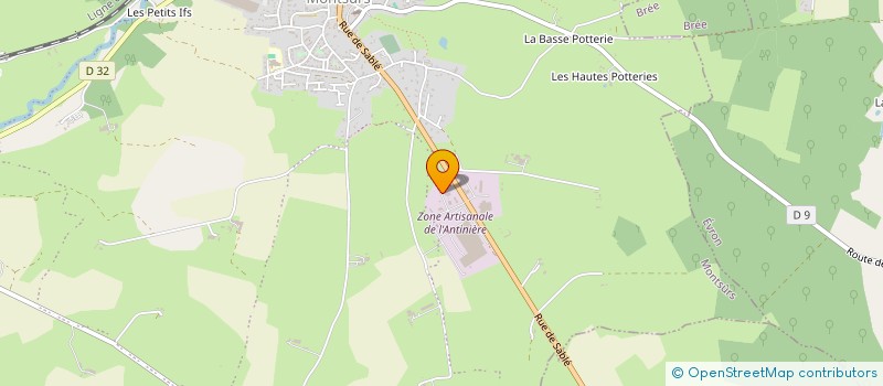 localisation de l'entreprise MONSIEUR RAOUL LEROY  MONTSURS