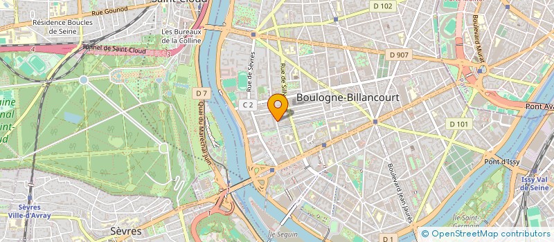 localisation de l'entreprise MONSIEUR RAOUL LOMBROSO à BOULOGNE-BILLANCOURT