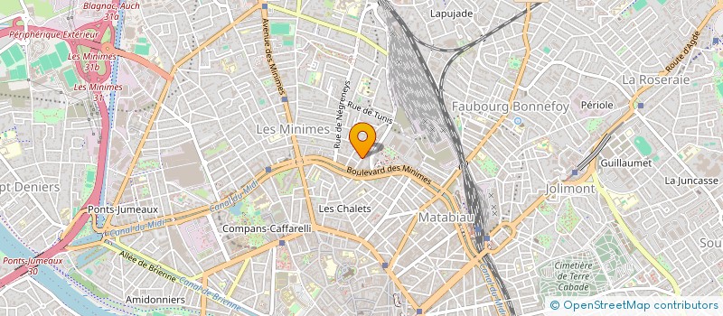 localisation de l'entreprise MONSIEUR RAOUL MBAKOP FACHEUX  TOULOUSE