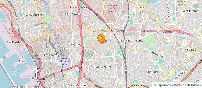 localisation de l'entreprise MONSIEUR RAOUL MEFFRE à MARSEILLE