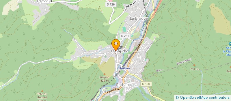 localisation de l'entreprise MONSIEUR RAOUL MOELLMANN à LA BROQUE