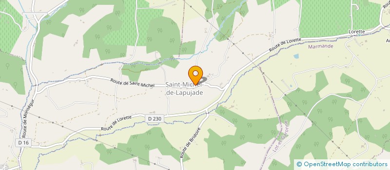 localisation de l'entreprise MONSIEUR RAOUL PALESE  PONDAURAT