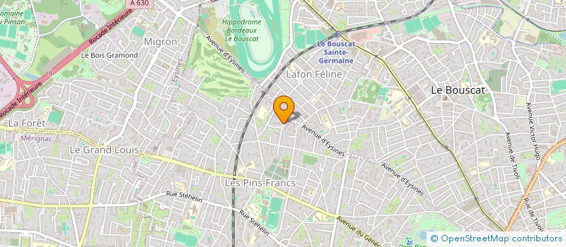 localisation de l'entreprise MONSIEUR RAOUL PAOLI  BORDEAUX