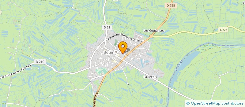 localisation de l'entreprise MONSIEUR RAOUL PELOTE  BOUIN