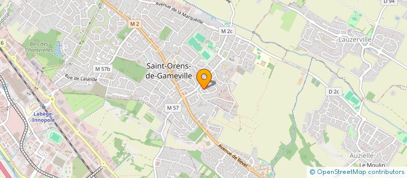 localisation de l'entreprise MONSIEUR RAOUL PEZOULS  SAINT-ORENS-DE-GAMEVILLE