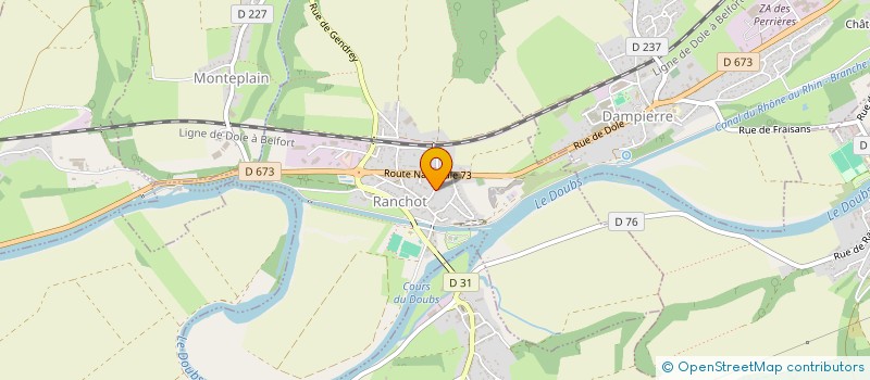 localisation de l'entreprise MONSIEUR RAOUL PROENCA  RANCHOT