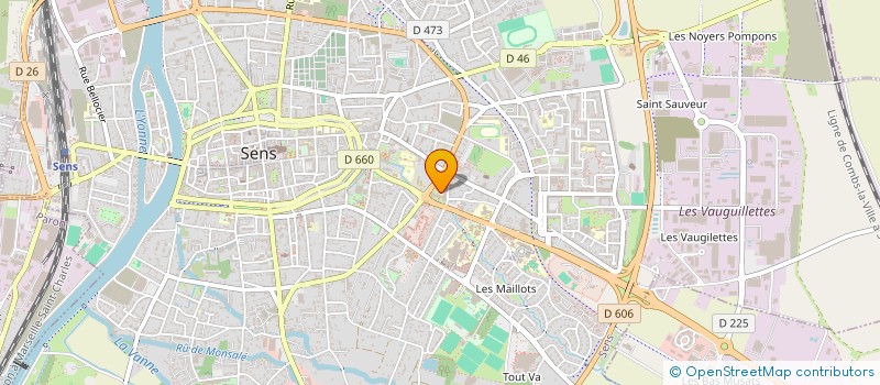 localisation de l'entreprise MONSIEUR RAOUL PUGET  SENS