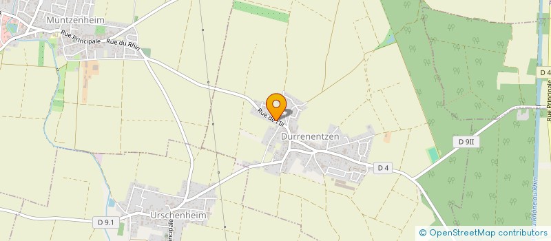 localisation de l'entreprise MONSIEUR RAOUL RINNER  DURRENENTZEN