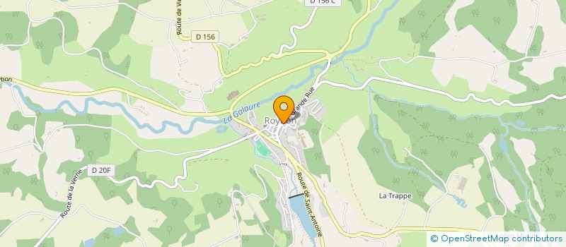 localisation de l'entreprise MONSIEUR RAOUL ROBERT  ROYBON